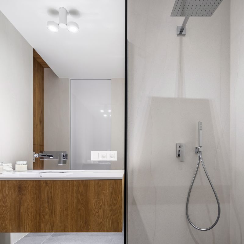 Contemporary Shower Area