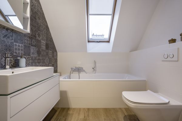 Attic Bathroom Construction in Bainbridge Island